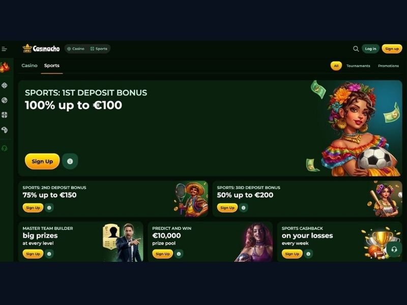 Casinacho Casino (Nacho Casino) na smartfonie: 467+ gier live casino, Live Tournament i cashback mobilnie